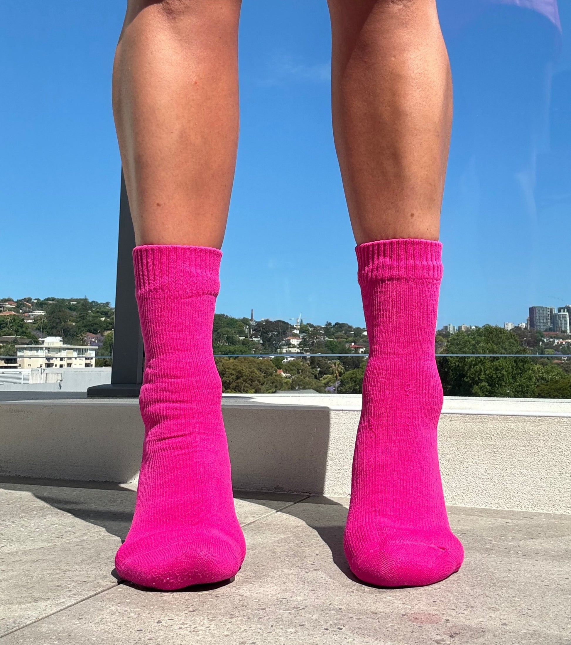 Pink feminine and functional dry socks sailing sport proof
