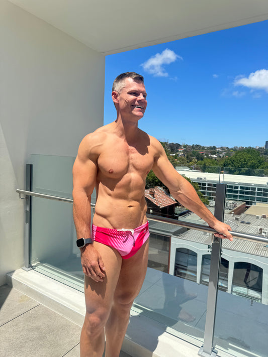 Mens FS  pink budgy smugglers